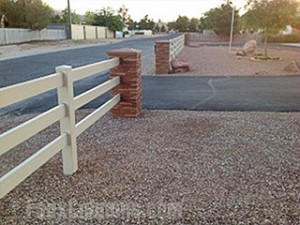 Fencing can be installed seamlessly, whether it's wooden or metal.