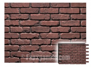 Reclaimed brick veneer panels