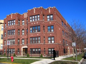 Red brick is an iconic design material in Chicago