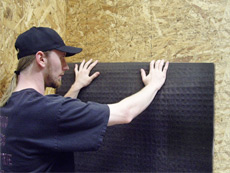Installing drainage mats beneath exterior home siding is simple, straightforward and protects your home from moisture.