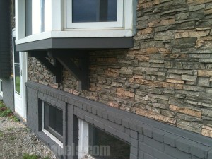 Save on time, money and energy by using imitation stacked stone instead of traditional masonry.
