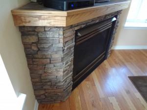 Many of the panels are available fire-rated, which means they're safe to use on fireplaces and other areas exposed to moderate heat.