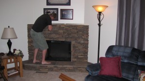 The finished fireplace design looks gorgeous.