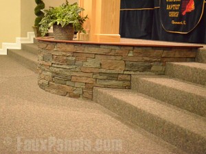 Curved wall design can just as easily be applied to stairway designs.