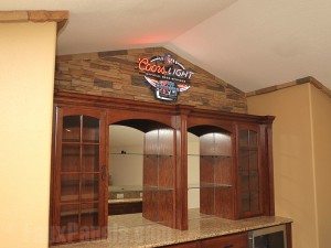 Apex of home bar