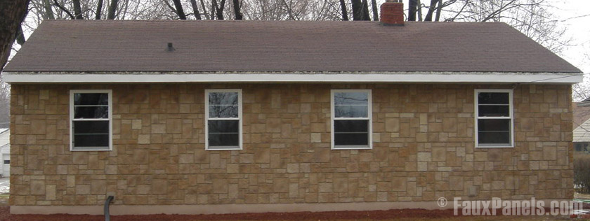 Stone veneer paneling can also be used to side your mobile home.