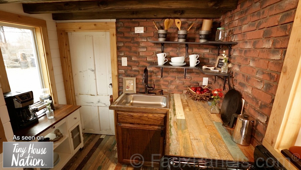Faux brick panels make excellent kitchen backsplashes and wall siding.