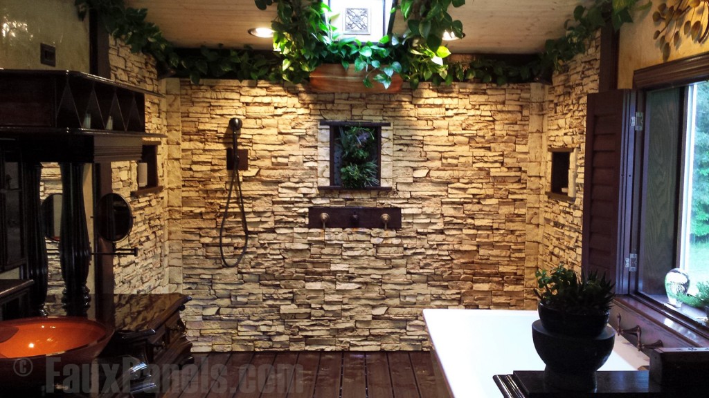 Pre-finished corner pieces allow for an easy installation of panels on walls with awkward corners.
