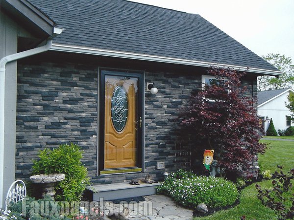 Nailon panels install on a home exterior just as easily as traditional vinyl siding.