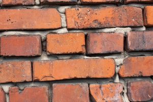 Some brick tile solutions are made from real, reclaimed brick.