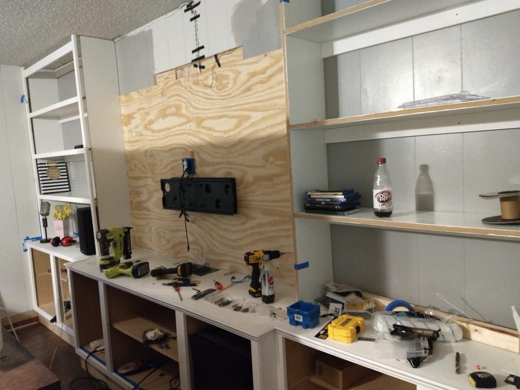 Installing the TV mount