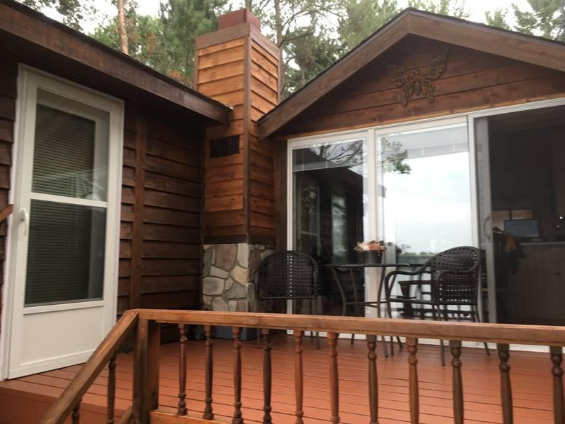 Lakehouse chimney stack