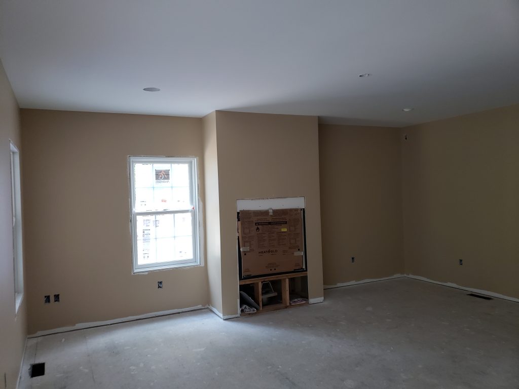 As you can see from the 'before' picture, Lowell had a blank slate to work with. As you can see from the 'before' picture, Lowell had a blank slate to work with.