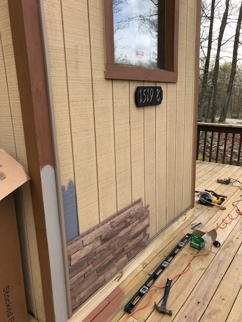 Installing the siding