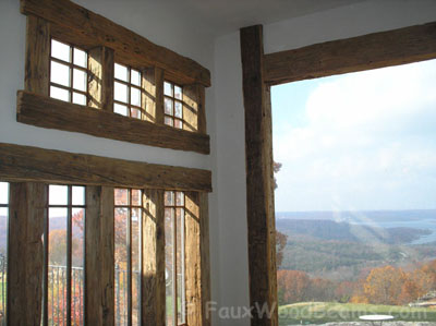 A Stunning Example of Reclaimed Wood Beams