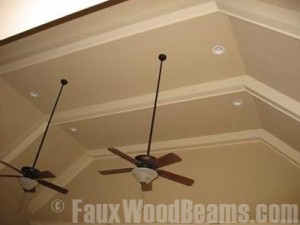 Painted ceiling beams Painted ceiling beams are a great way to add depth and structure to the room