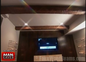 Beams in a media room are a versatile option for enhancing your multimedia experience.