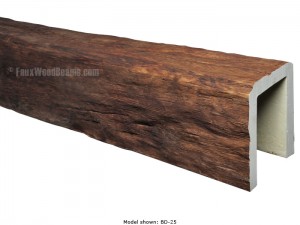 Polyurethane artificial beams look exactly like the real thing but weigh far less. With it's polyurethane composition and hollow design, this fake beam is extremely lightweight without sacrificing on durability and quality.