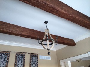 AFTER: A close-up of the beams reveals how vividly realistic they are.