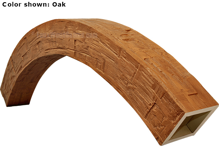 arched Rough Hewn Beams make stunning truss designs.