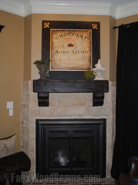 Add polyurethane corbels to your mantel designs and get a charming look.