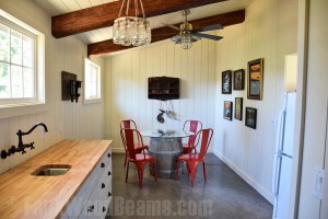  Don't discount our faux wood beams - they, too, are vividly realistic.