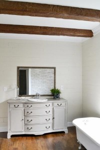  Karen's post features pictures showing just how amazing faux beams can look.