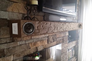 A hollow mantel is perfect for running cables, installing recessed lighting or adding built-in speakers.