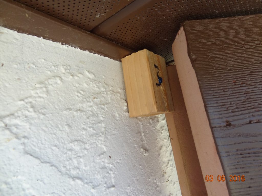 5. Dry-fit corbel over mounting block.