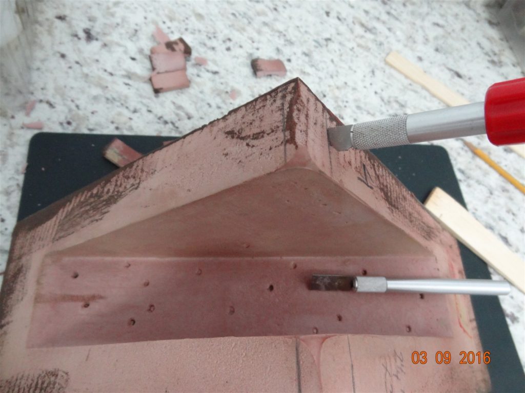 7. Gap eliminated by cutting out channel for soffit ridge.