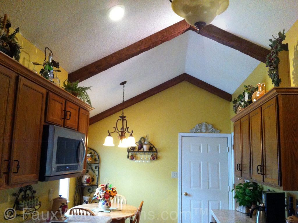 Kitchen with Custom Timber beams