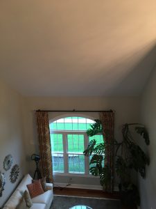 BEFORE: You can see why the beams made such a dramatic difference - there was a LOT of white space before.