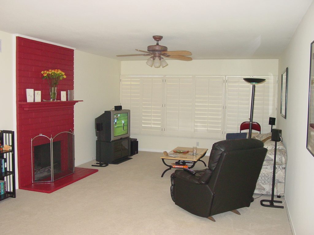 BEFORE: You can see how closed-in and dated this room appears. BEFORE: You can see how closed-in and dated this room appears.