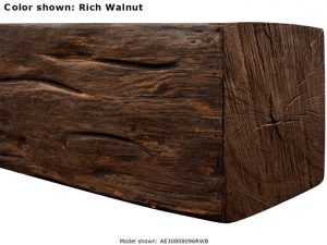 Faux Timber Beam: Rich Walnut color