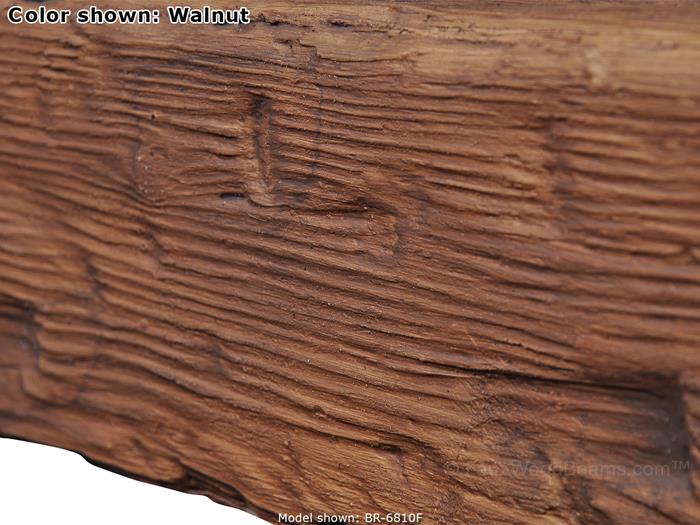 The vivid texture of Rustic Beams makes them virtually indistinguishable from real wood.