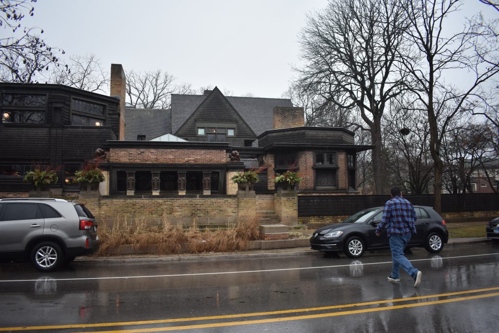 Franklin Lloyd Wright's home and studio in Oak Park, IL.