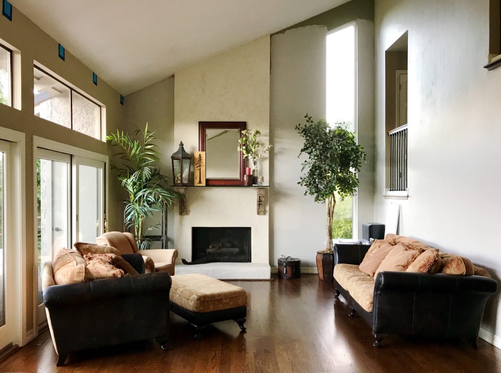 BEFORE: Living room interior 