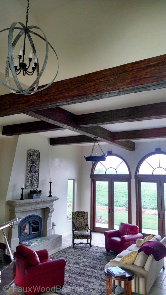 An example of a well-done project picture - with good lighting, a clean room and the beams perfectly in shot.