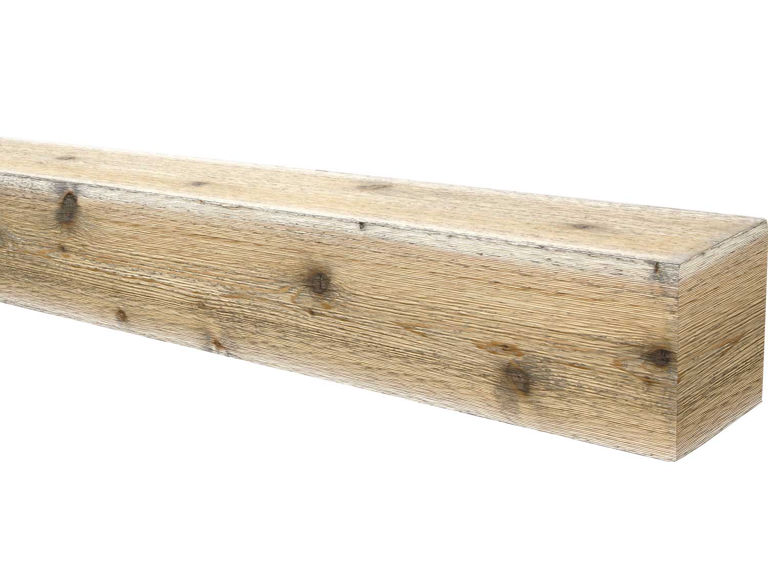 Perfect Fireplace Décor - Wire Brushed Wood Mantel | Barron Designs