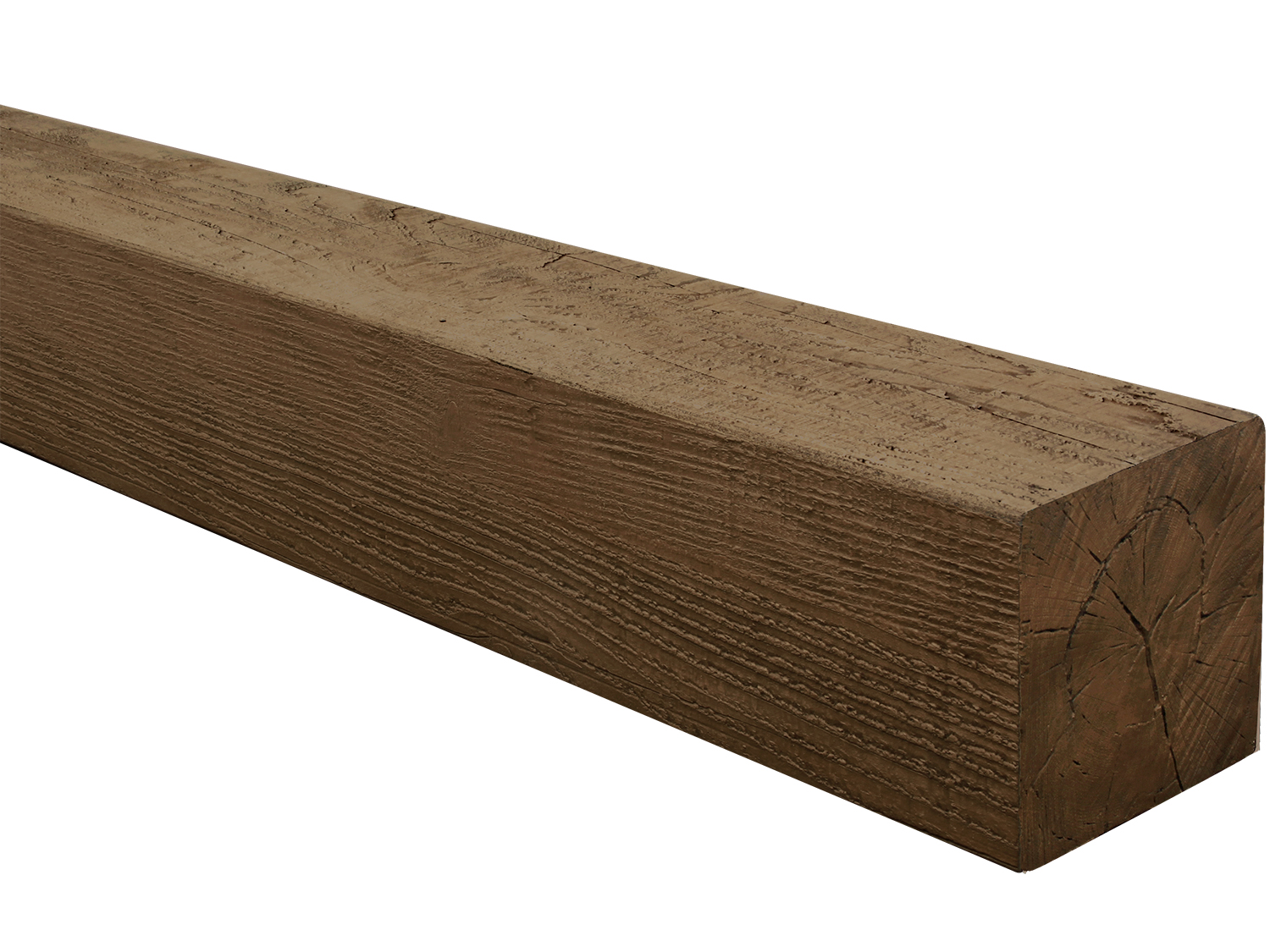 Reclaimed Faux Wood Mantels - Cinnamon