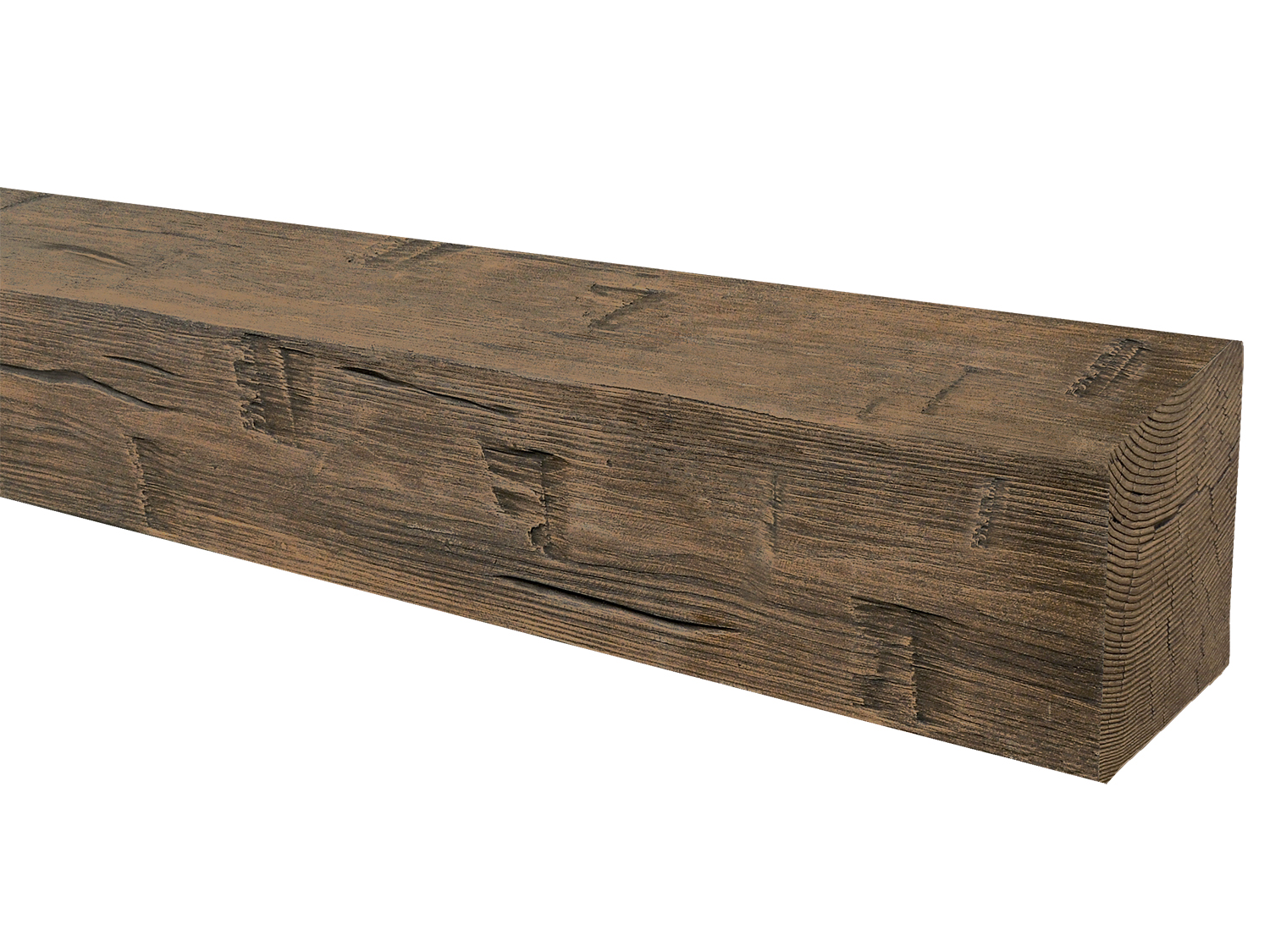 Hand-Hewn Planks, Faux Wood Wall