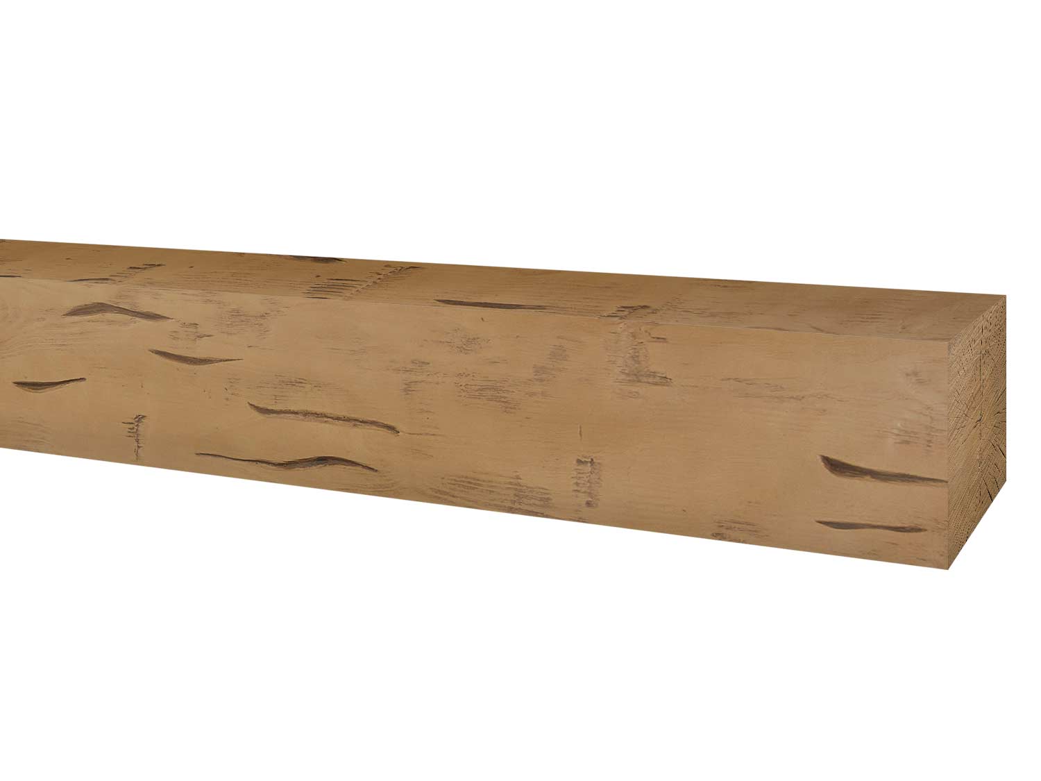 Hand Hewn Faux Wood Mantels - Barron Designs