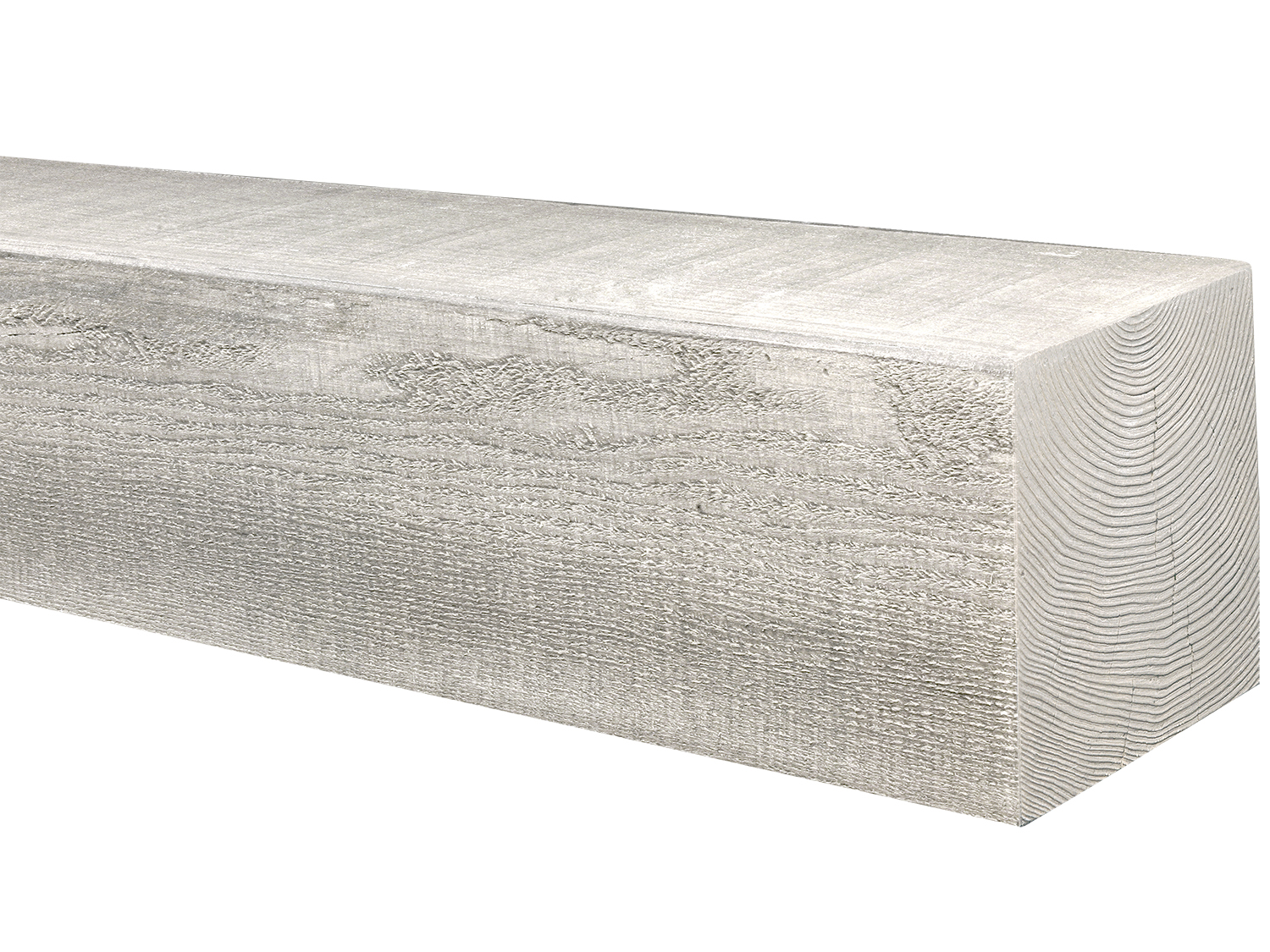 Resawn Faux Wood Mantels - Whitewash
