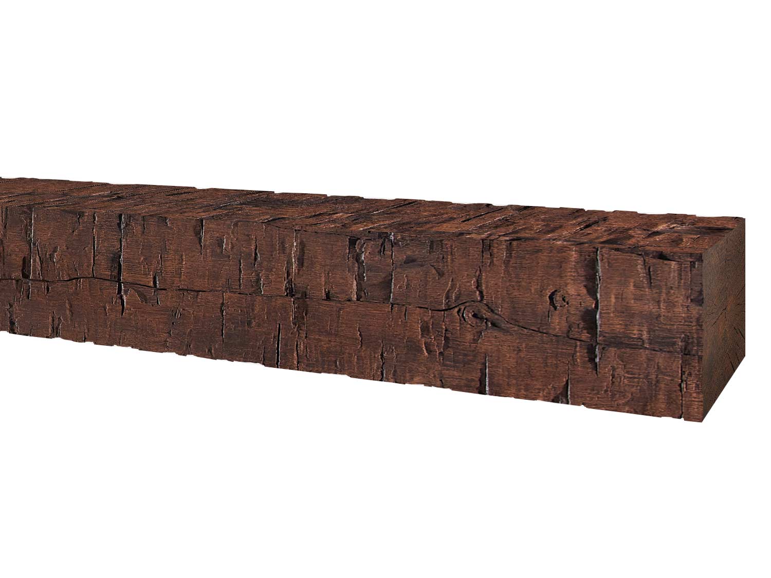 Rough Hewn Faux Wood Mantels - Barron Designs