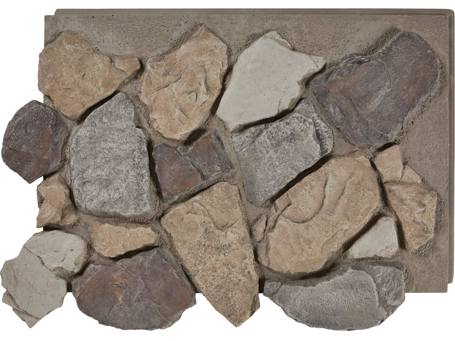 Anson Fieldstone Faux Stone Wall Panel - Blended Quarry