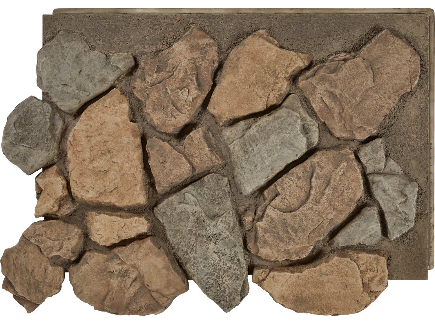 Anson Fieldstone Faux Stone Wall Panel - Ponderosa