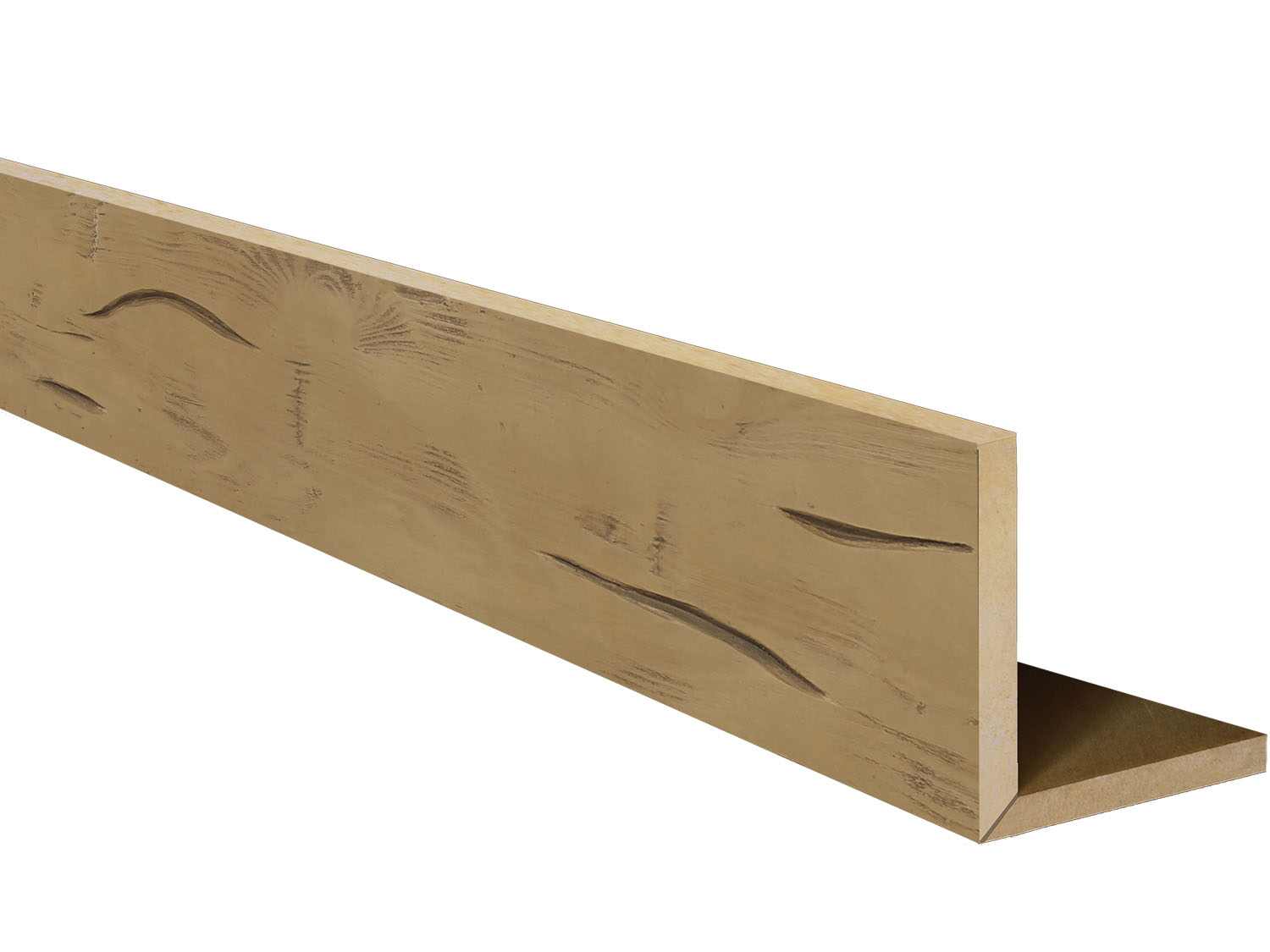 Hand Hewn Faux Wood L-Headers - Barron Designs