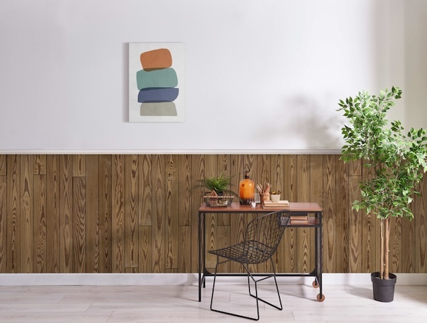Thermal Pine Solid Wood Wall Paneling wainscoting