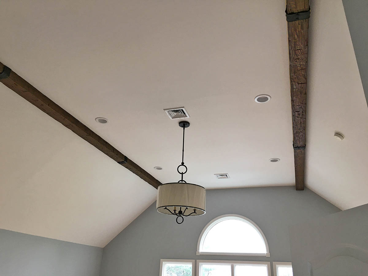 Barron Designs Hand Hewn Faux Wood Beams in Caramel