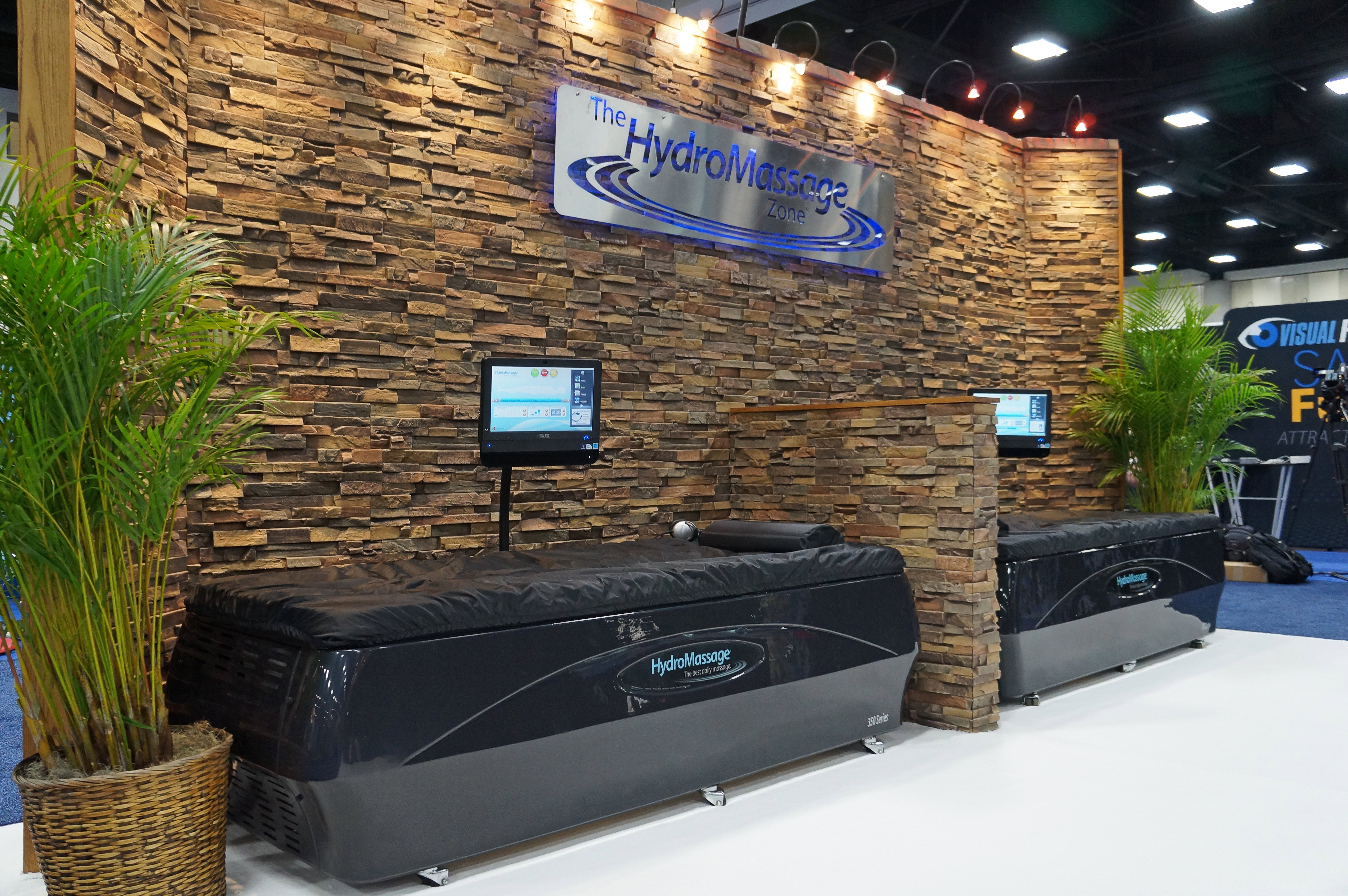 Colorado Dry Stack panels add inviting appeal to all different kinds of trade show displays.